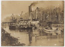 Dredge boats in Core Creek