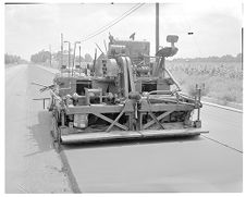 Paving begins 