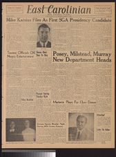 Front page of East Carolinian, 6 March 1958