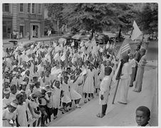 Flag waving