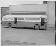 Highway post office bus