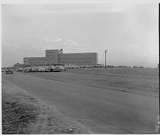 Hospital and cars