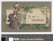 Valentine's Day postcard