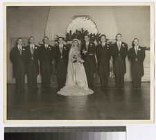 Fred Warren and Mary Rose Crisp wedding