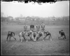 Men playing football