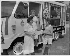 Jolly Roger Ice Cream advertisement