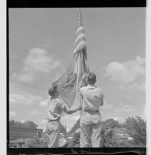 Flag raising