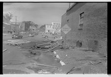 Debris in road