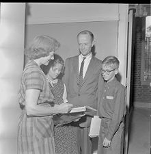 Bob Gavin with children