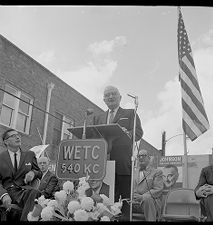 President Truman speaking