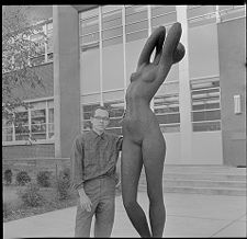 Sculpture at Rawl building