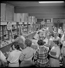 East Carolina students in store