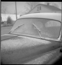  Sleet on car