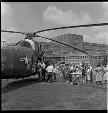 Helicopter unloading