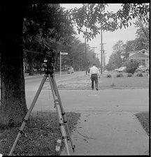 Surveying road