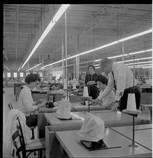 Women sewing