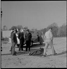 Police inspecting