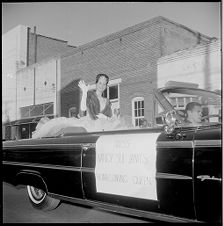 Homecoming Queen in parade