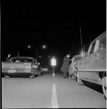 Police checking cars