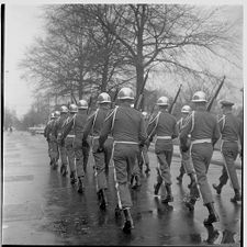 ECC Drill Team marching 