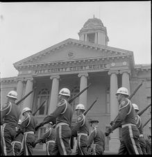  Drill Team marching 