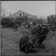 Tractors at auction