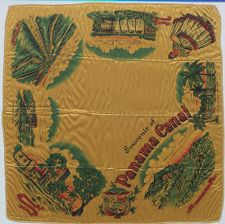 Panama Canal souvenir tablecloth