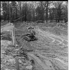 Clearing land for dorm