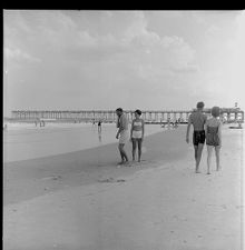 People at beach 