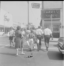 Dollar Day shoppers 