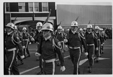 Troops marching