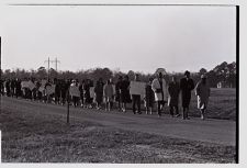 Marching down street