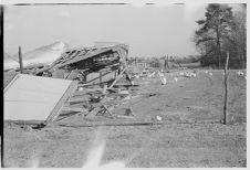 Collapsed building