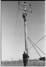 Working on power lines