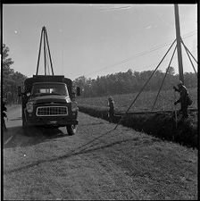 Power line poles 