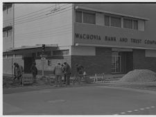 Wachovia Bank ditch