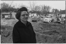 Woman at construction site 