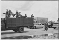 Boy Scout unloading