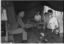 Scouts in tent