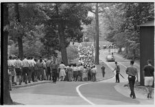 Students line up to register