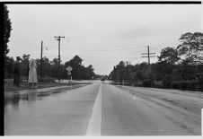 Flooded street