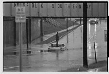 Man standing on car