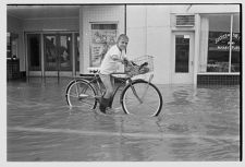 Bike in flood