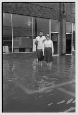 Standing in water