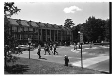 ECC students crossing