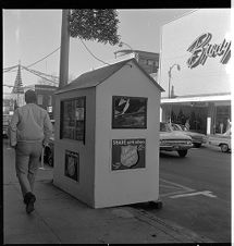 Salvation Army donation booth 