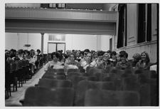 Panhellenic Conference in Wright Auditorium 