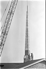 Church spire construction