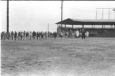 Easter egg hunt at Guy Smith Stadium 