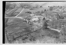 Aerial view of a house 
